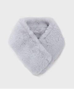 OPAQUE.CLIP / オペーク ドット クリップ マフラー・ショール・スヌード・ストール | 【マグネット仕様】フェイクファーミニティペット