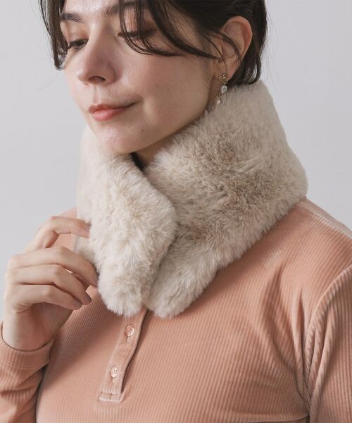 OPAQUE.CLIP / オペーク ドット クリップ マフラー・ショール・スヌード・ストール | 【マグネット仕様】フェイクファーミニティペット | 詳細5