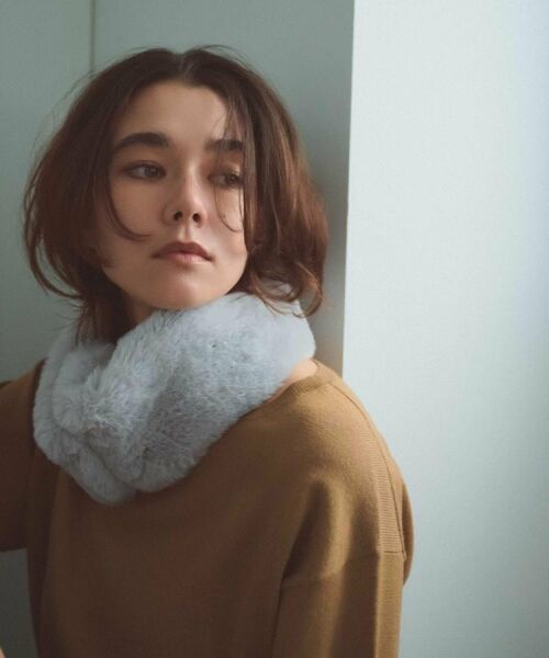 OPAQUE.CLIP / オペーク ドット クリップ マフラー・ショール・スヌード・ストール | 【マグネット仕様】フェイクファーミニティペット | 詳細6