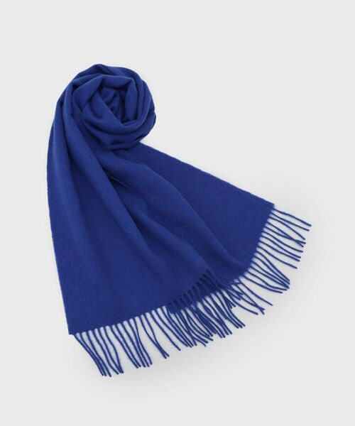 OPAQUE. CLIP/オペーク ドット クリップ ウール100％マフラー【12col/洗える】 ブルー(093) 00