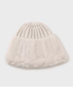 OPAQUE.CLIP / オペーク ドット クリップ ニットキャップ | フェイクファー付きニットワッチ