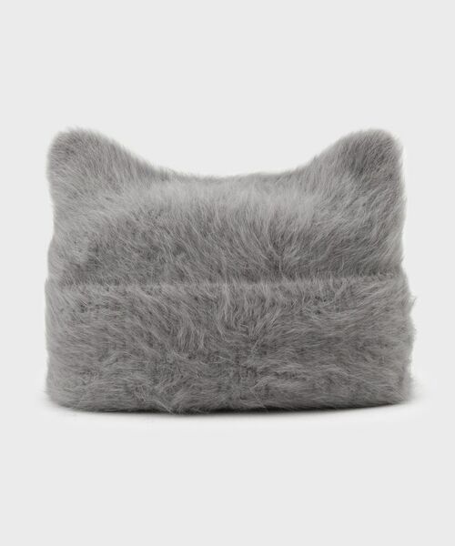 OPAQUE. CLIP/オペーク ドット クリップ ウール混ネコミミワッチ グレー(012) 00 OPAQUE. CLIP/オペーク ドット クリップ ウール混ネコミミワッチ グレー(012) 00