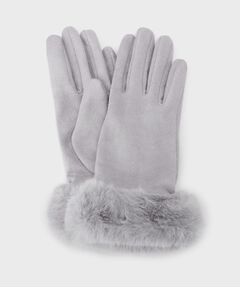 OPAQUE.CLIP / オペーク ドット クリップ 手袋 | フェイクファー付きグローブ