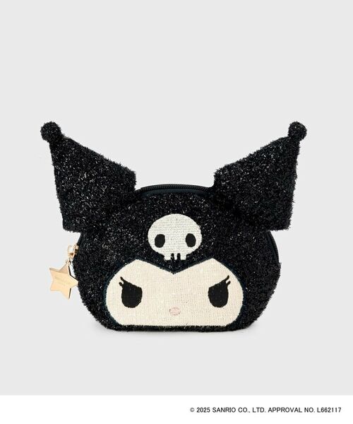 OPAQUE.CLIP / オペーク ドット クリップ ポーチ | ◆【クロミ】フェイス型キラキラシェルポーチ | 詳細1