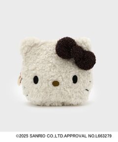 OPAQUE.CLIP / オペーク ドット クリップ ポーチ | 【ハローキティ】フェイス型ふわふわポーチ