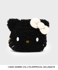 OPAQUE.CLIP / オペーク ドット クリップ ポーチ | 【ハローキティ】フェイス型ふわふわポーチ