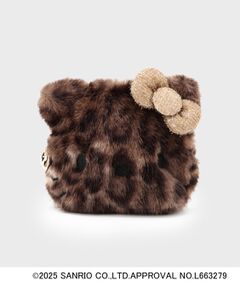 OPAQUE.CLIP / オペーク ドット クリップ ポーチ | 【ハローキティ】フェイス型ふわふわポーチ