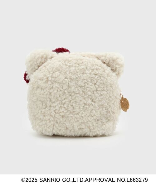 OPAQUE.CLIP / オペーク ドット クリップ ポーチ | 【ハローキティ】フェイス型ふわふわポーチ | 詳細2