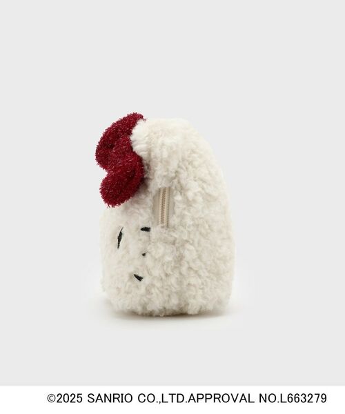 OPAQUE.CLIP / オペーク ドット クリップ ポーチ | 【ハローキティ】フェイス型ふわふわポーチ | 詳細3