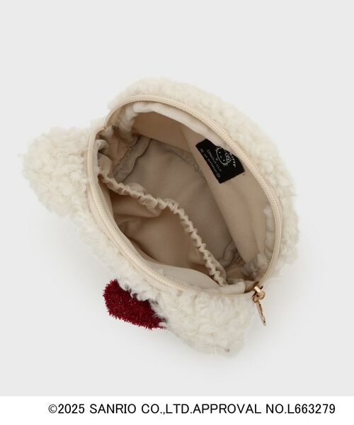 OPAQUE.CLIP / オペーク ドット クリップ ポーチ | 【ハローキティ】フェイス型ふわふわポーチ | 詳細5