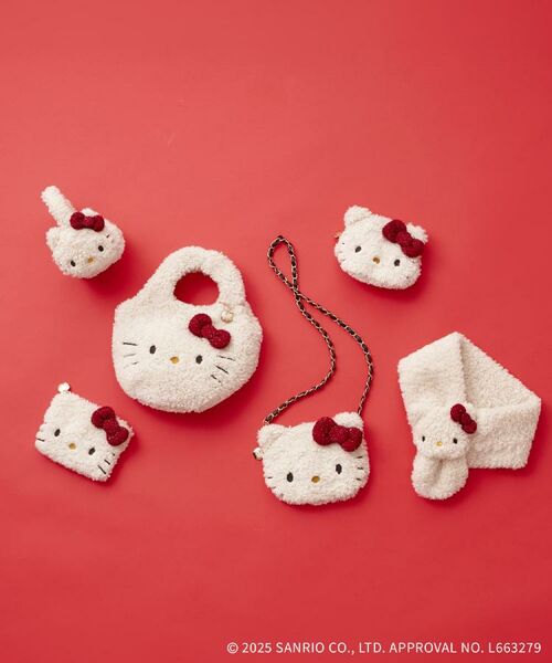 OPAQUE.CLIP / オペーク ドット クリップ ポーチ | 【ハローキティ】フェイス型ふわふわポーチ | 詳細8