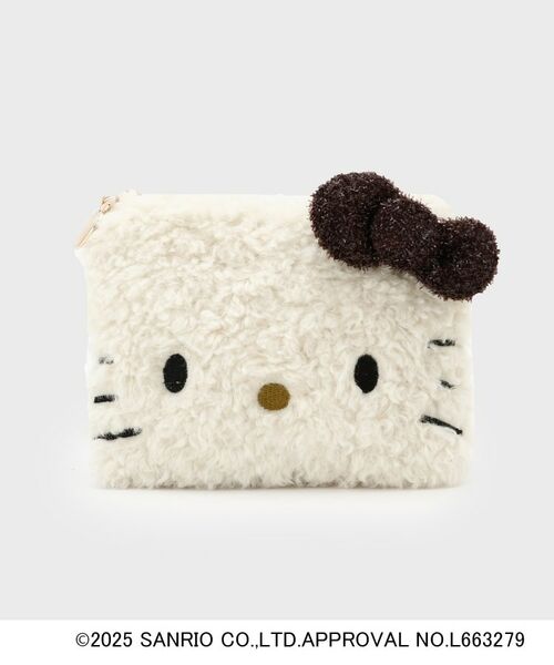 OPAQUE.CLIP / オペーク ドット クリップ ポーチ | 【ハローキティ】フラット型ふわふわポーチ | 詳細1