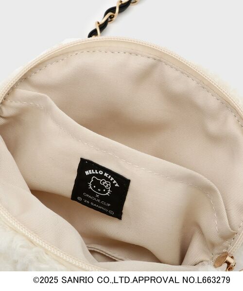 OPAQUE.CLIP / オペーク ドット クリップ ショルダーバッグ | 【ハローキティ】フェイス型2WAYふわふわミニショルダーバッグ | 詳細11