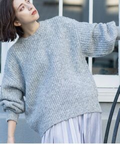 OPAQUE.CLIP / オペーク ドット クリップ ニット・セーター | オーバーサイズ スパンコールニット