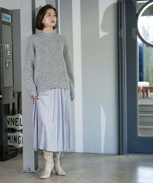 OPAQUE.CLIP / オペーク ドット クリップ ニット・セーター | オーバーサイズ スパンコールニット | 詳細11