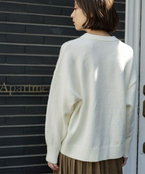 OPAQUE.CLIP / オペーク ドット クリップ ニット・セーター | 配色ラインクルーネックニット | 詳細21