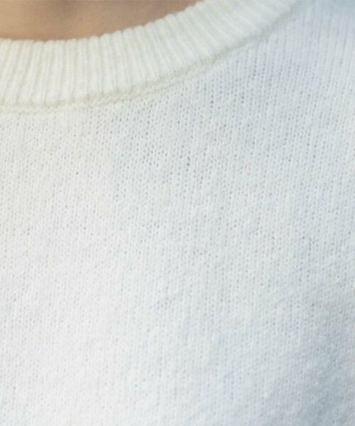 OPAQUE.CLIP / オペーク ドット クリップ ニット・セーター | 配色ラインクルーネックニット | 詳細27
