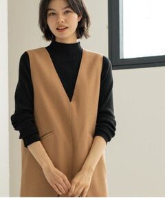 OPAQUE.CLIP / オペーク ドット クリップ ニット・セーター | ハイネックリブニット【洗濯機OK】《6col》