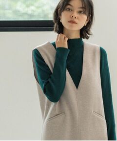 OPAQUE.CLIP / オペーク ドット クリップ ニット・セーター | ハイネックリブニット【洗濯機OK】《6col》