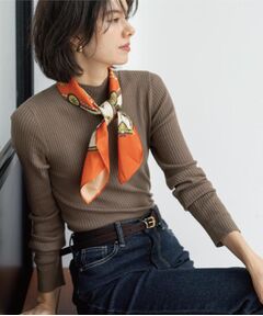 OPAQUE.CLIP / オペーク ドット クリップ ニット・セーター | ハイネックリブニット【洗濯機OK】《6col》