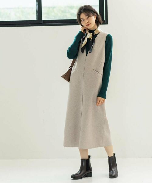 OPAQUE.CLIP / オペーク ドット クリップ ニット・セーター | ハイネックリブニット【洗濯機OK】《6col》 | 詳細10