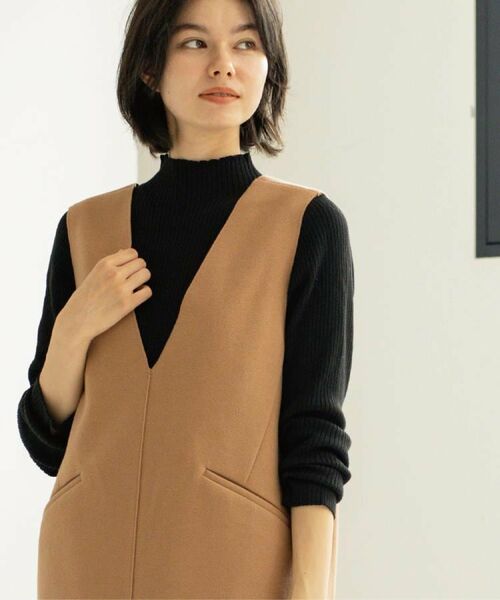 OPAQUE.CLIP / オペーク ドット クリップ ニット・セーター | ハイネックリブニット【洗濯機OK】《6col》 | 詳細3