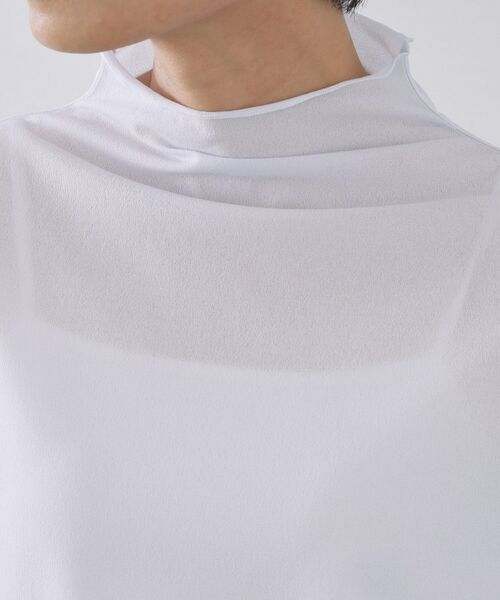 OPAQUE.CLIP / オペーク ドット クリップ カットソー | シアーハイネックトップス【洗濯機OK】 | 詳細20