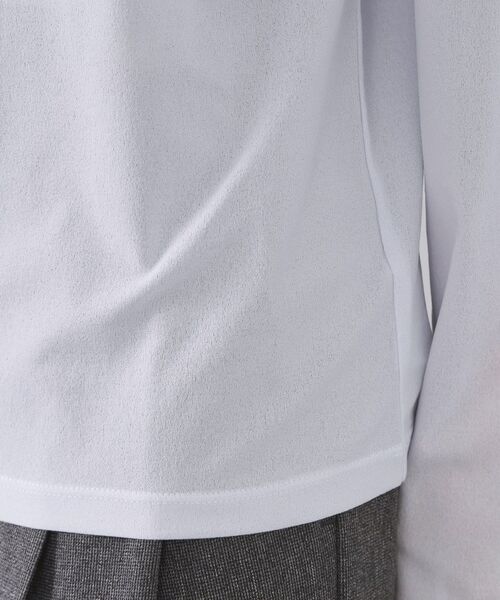 OPAQUE.CLIP / オペーク ドット クリップ カットソー | シアーハイネックトップス【洗濯機OK】 | 詳細22