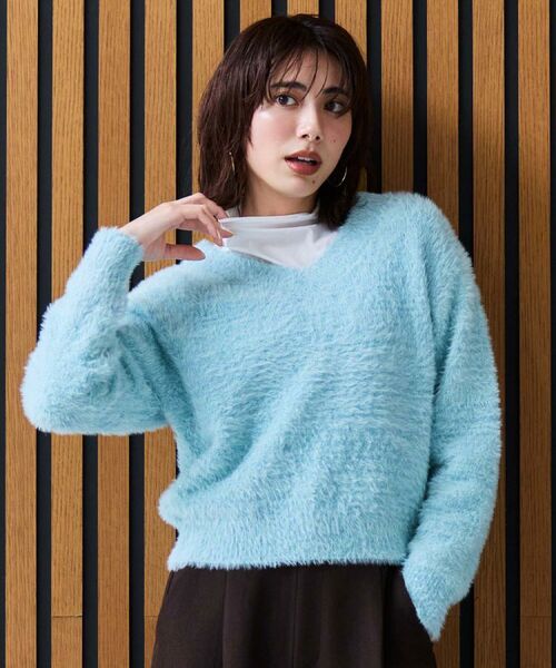 OPAQUE.CLIP / オペーク ドット クリップ カットソー | シアーハイネックトップス【洗濯機OK】 | 詳細24