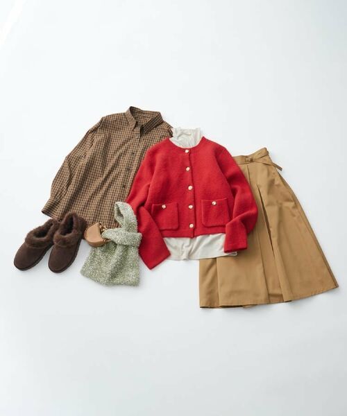 OPAQUE.CLIP / オペーク ドット クリップ カットソー | シアーハイネックトップス【洗濯機OK】 | 詳細27