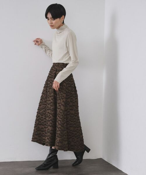 OPAQUE.CLIP / オペーク ドット クリップ カットソー | シアーハイネックトップス【洗濯機OK】 | 詳細7