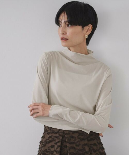 OPAQUE. CLIP/オペーク ドット クリップ シアーハイネックトップス【洗濯機OK】 ライトグレー(011) 36(S) OPAQUE. CLIP/オペーク ドット クリップ シアーハイネックトップス【洗濯機OK】 ライトグレー(011) 36(S)