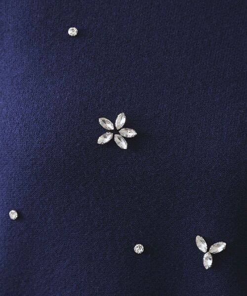 OPAQUE.CLIP / オペーク ドット クリップ ニット・セーター | ビジューニットトップス【洗える】 | 詳細12