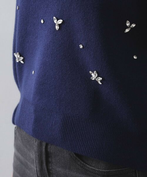 OPAQUE.CLIP / オペーク ドット クリップ ニット・セーター | ビジューニットトップス【洗える】 | 詳細18