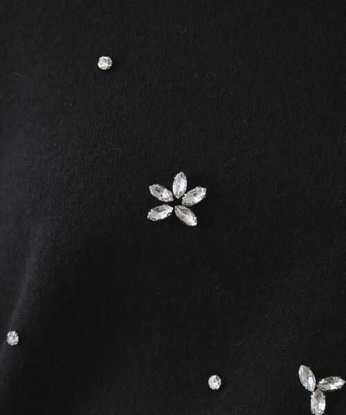 OPAQUE.CLIP / オペーク ドット クリップ ニット・セーター | ビジューニットトップス【洗える】 | 詳細8