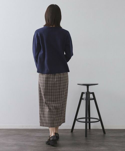OPAQUE.CLIP / オペーク ドット クリップ ニット・セーター | ペプラムニット【洗濯機OK】 | 詳細11