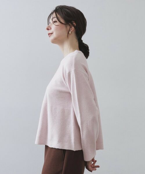 OPAQUE.CLIP / オペーク ドット クリップ ニット・セーター | ペプラムニット【洗濯機OK】 | 詳細14