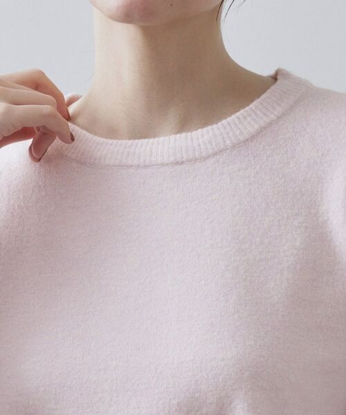 OPAQUE.CLIP / オペーク ドット クリップ ニット・セーター | ペプラムニット【洗濯機OK】 | 詳細16