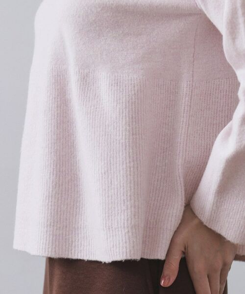 OPAQUE.CLIP / オペーク ドット クリップ ニット・セーター | ペプラムニット【洗濯機OK】 | 詳細18