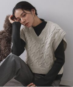 OPAQUE.CLIP / オペーク ドット クリップ ベスト | ケーブルローゲージベスト【洗濯機OK】