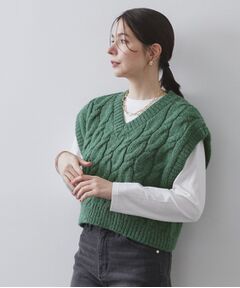 OPAQUE.CLIP / オペーク ドット クリップ ベスト | ケーブルローゲージベスト【洗濯機OK】