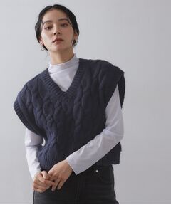 OPAQUE.CLIP / オペーク ドット クリップ ベスト | ケーブルローゲージベスト【洗濯機OK】