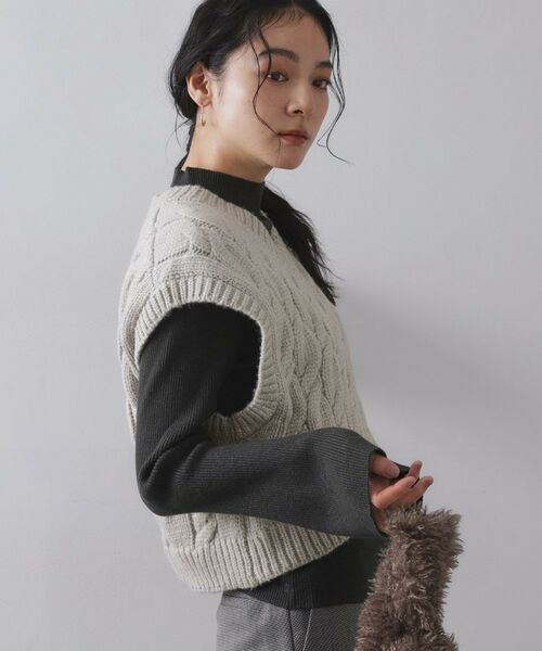 OPAQUE.CLIP / オペーク ドット クリップ ベスト | ケーブルローゲージベスト【洗濯機OK】 | 詳細1