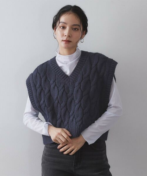 OPAQUE.CLIP / オペーク ドット クリップ ベスト | ケーブルローゲージベスト【洗濯機OK】 | 詳細13