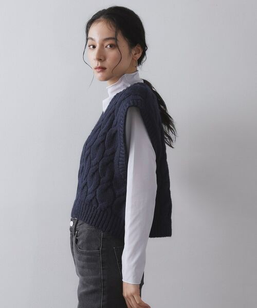 OPAQUE.CLIP / オペーク ドット クリップ ベスト | ケーブルローゲージベスト【洗濯機OK】 | 詳細14