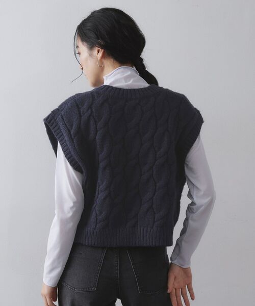 OPAQUE.CLIP / オペーク ドット クリップ ベスト | ケーブルローゲージベスト【洗濯機OK】 | 詳細15