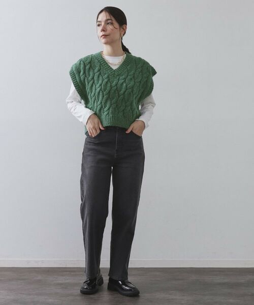 OPAQUE.CLIP / オペーク ドット クリップ ベスト | ケーブルローゲージベスト【洗濯機OK】 | 詳細7