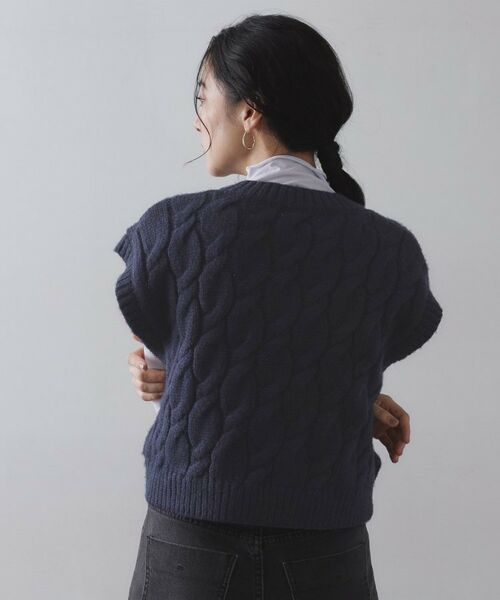 OPAQUE.CLIP / オペーク ドット クリップ ベスト | ケーブルローゲージベスト【洗濯機OK】 | 詳細9