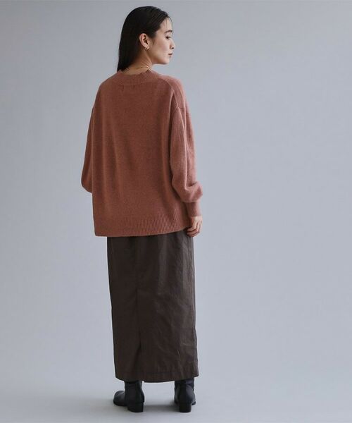 OPAQUE.CLIP / オペーク ドット クリップ ニット・セーター | 【es】フラッフィーウールVネックニット【洗濯機OK】 | 詳細11