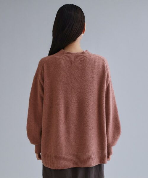 OPAQUE.CLIP / オペーク ドット クリップ ニット・セーター | 【es】フラッフィーウールVネックニット【洗濯機OK】 | 詳細15